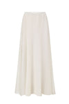 SWAYING 25 Early Autumn Wool Swing Skirt SW-SW25PF3B07C1-BAI White